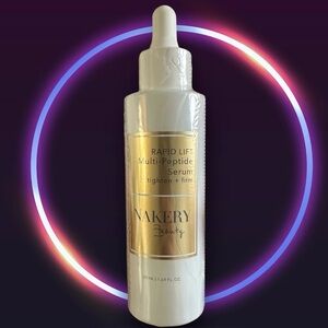 New Nakery Beauty Rapid Lift Multi-Peptide Face Serums-Tighten + Firm Skin; 50mL